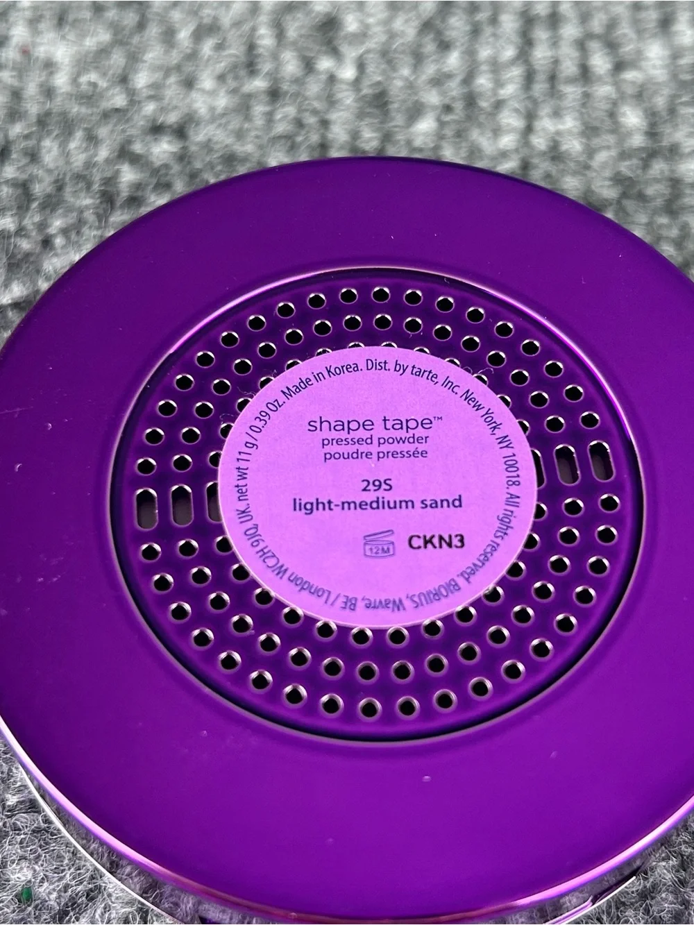 Tarte Shape Tape Pressed Powder ~ 29S Light Medium Sand ~ NWOB Full Size